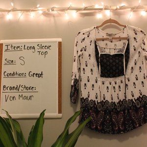 Women's 3/4 Sleeve Top